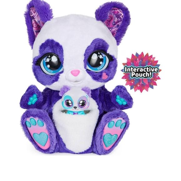 NEW Peek-A-Roo, Interactive Panda-Roo Plush Toy with Mystery Baby - Picture 4 of 4